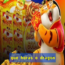 que horas o dragon fortune paga