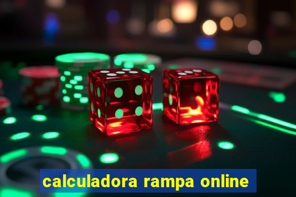 calculadora rampa online